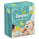 Подгузники "Pampers New baby" 2-5кг Newborn №27*1 