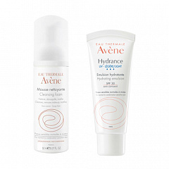 Набор Авен (Hydrance Legere Эмульсия SPF 30 40мл + пенка очищающая 50мл) N2