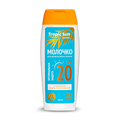  Молочко для безопасного загара "Krassa" Tropic Sun SPF-20 100мл N1 