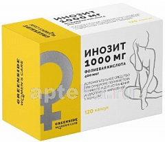  Инозит + Фолиевая кислота (БАД) капс 520мг N120 