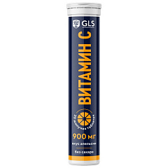  Витамин С 900мг "GLS" (БАД) без сахара со вкусом апельсина тб 3.8г N20 