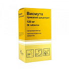 Висмута трикалия дицитрат тб 120мг №56 
