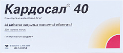  Кардосал 40 тб 40мг N28 