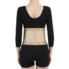  Корсет поясничный B.Well с гибкими ребрами жесткости из корсетной сетки (серия MED) S N1 