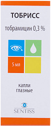 Тобрисс капли глазн 0,3% 5мл №1 