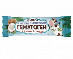  Гематоген "Витатека" с кокосом в шоколадной глазури 40г N1 