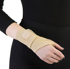  Бандаж на лучезапястный сустав B.Well регулируемый, фикс.ремни, дыш. материал, регулир.компрессия N1 