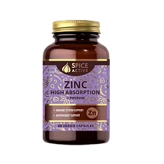  Спайс Актив Цинк биодоступный с пиперином (БАД) капс N60 